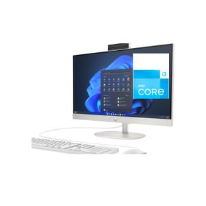 Hp ProOne 240 G10 ALL-IN-ONE Desktop PC Intel® Core™ i3-N300 (up to 3.8 GHz) 16GB RAM - 512 GB SSD 23.8" diagonal FHD IPS Display Win 11 Pro -shell white