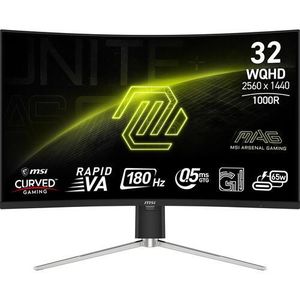 MSI – MAG 325CQRF QD E2 31.5-inch QHD 180Hz 0.5ms Curved Gaming Monitor