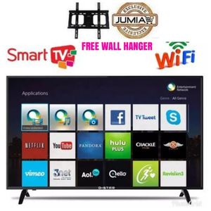 Infinity 43'' FRAMELESS Smart TV+Netflix,Youtube +WALL HANGER