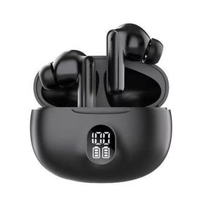 HomeCove Wireless Earbuds, Bluetooth 5.4 Headphones Bass Stereo, Ear Buds with Noise Cancelling Mic, LED Display in Ear Earphones Clear Calls, IP7 Waterproof Bluetooth Earbuds for Laptop/Phones/Sports, Black