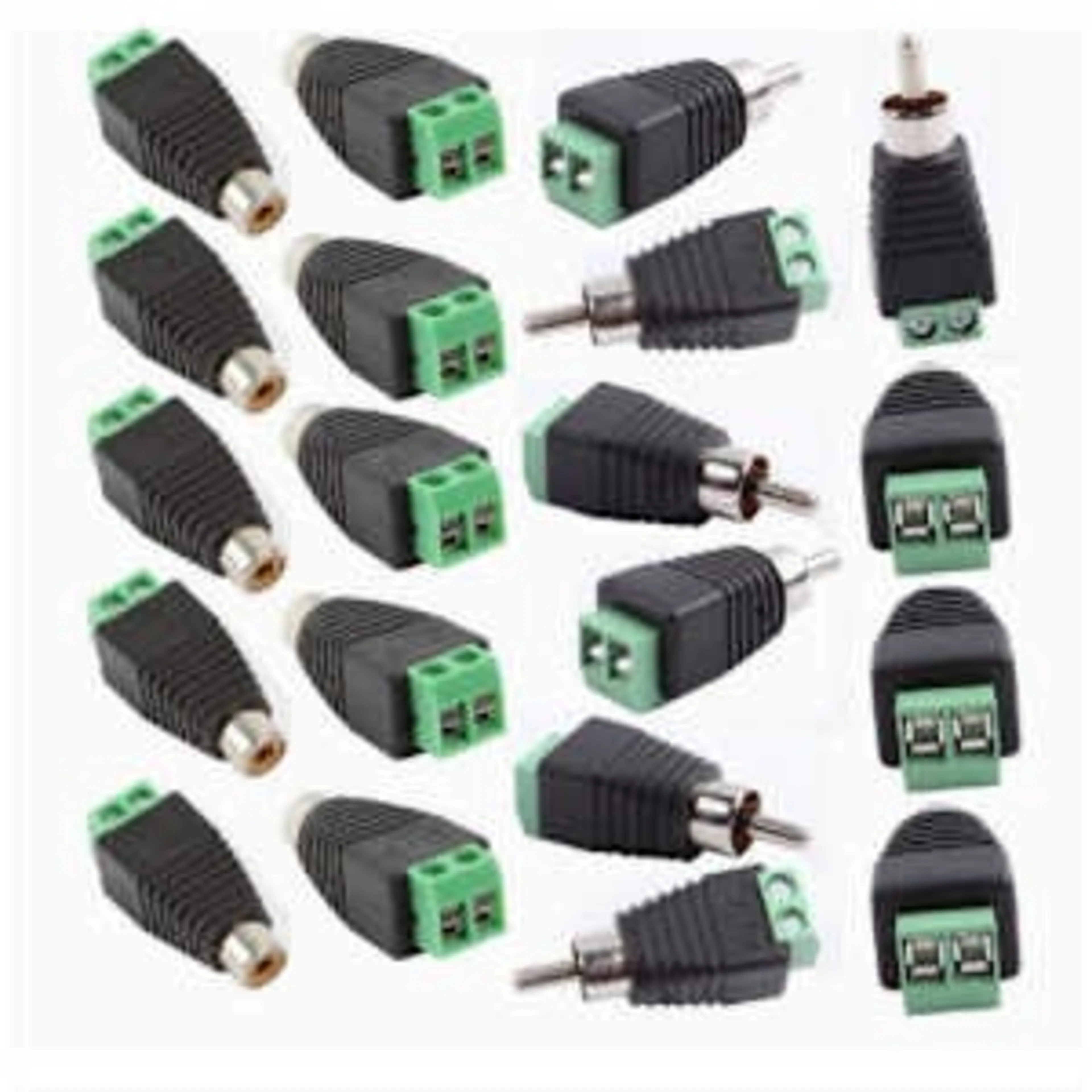Speaker Wire Cable To Audio Male And Female Rca Conn...