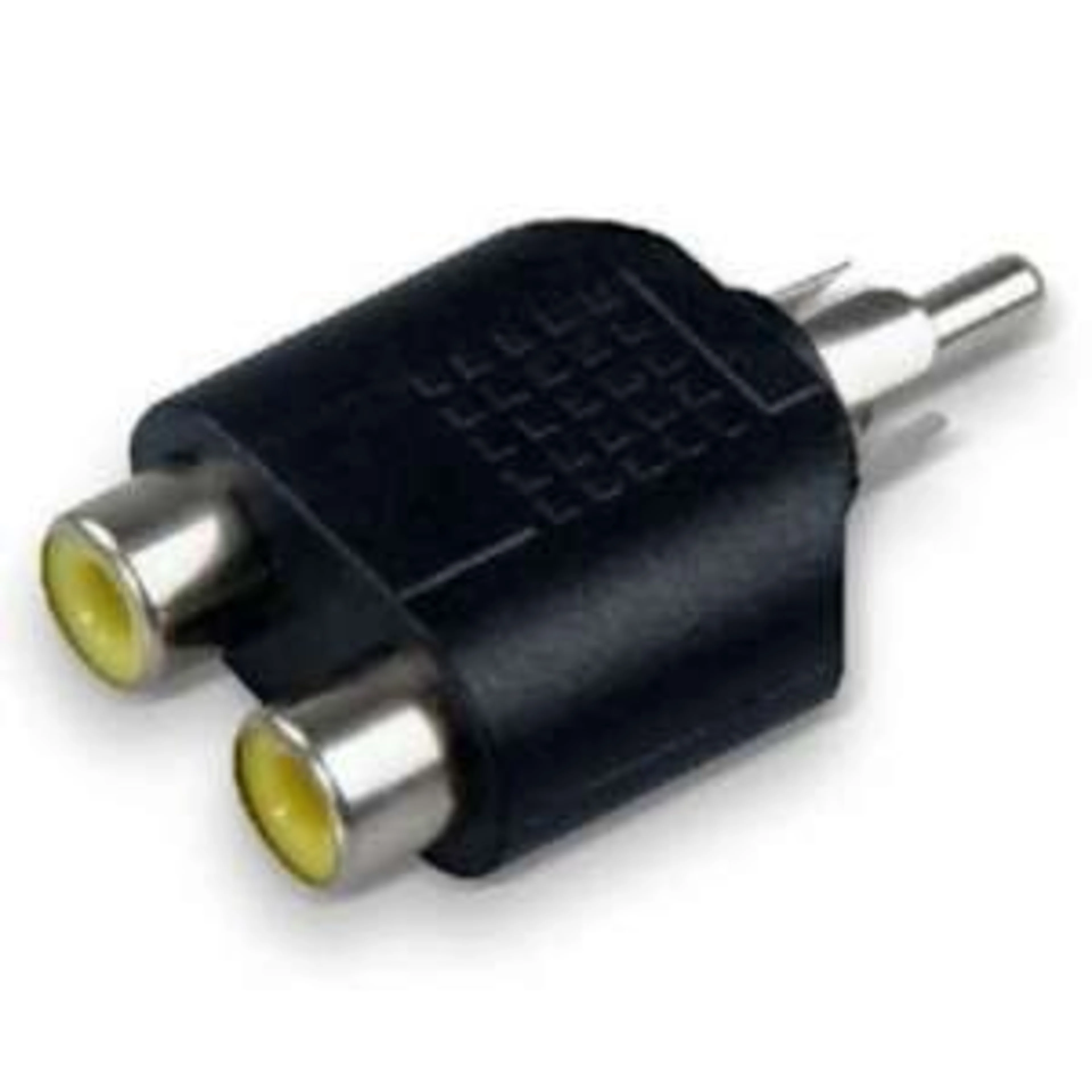Rca Y Splitter Av Audio Video Plug Converter 1 Male ...