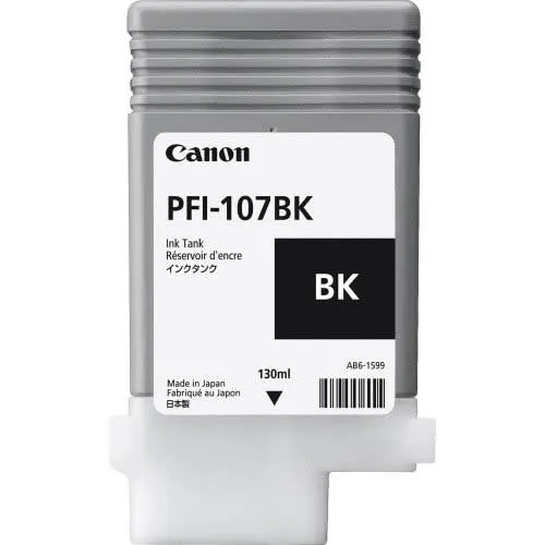 Canon  Black Ink Cartridge - Pfi-107bk