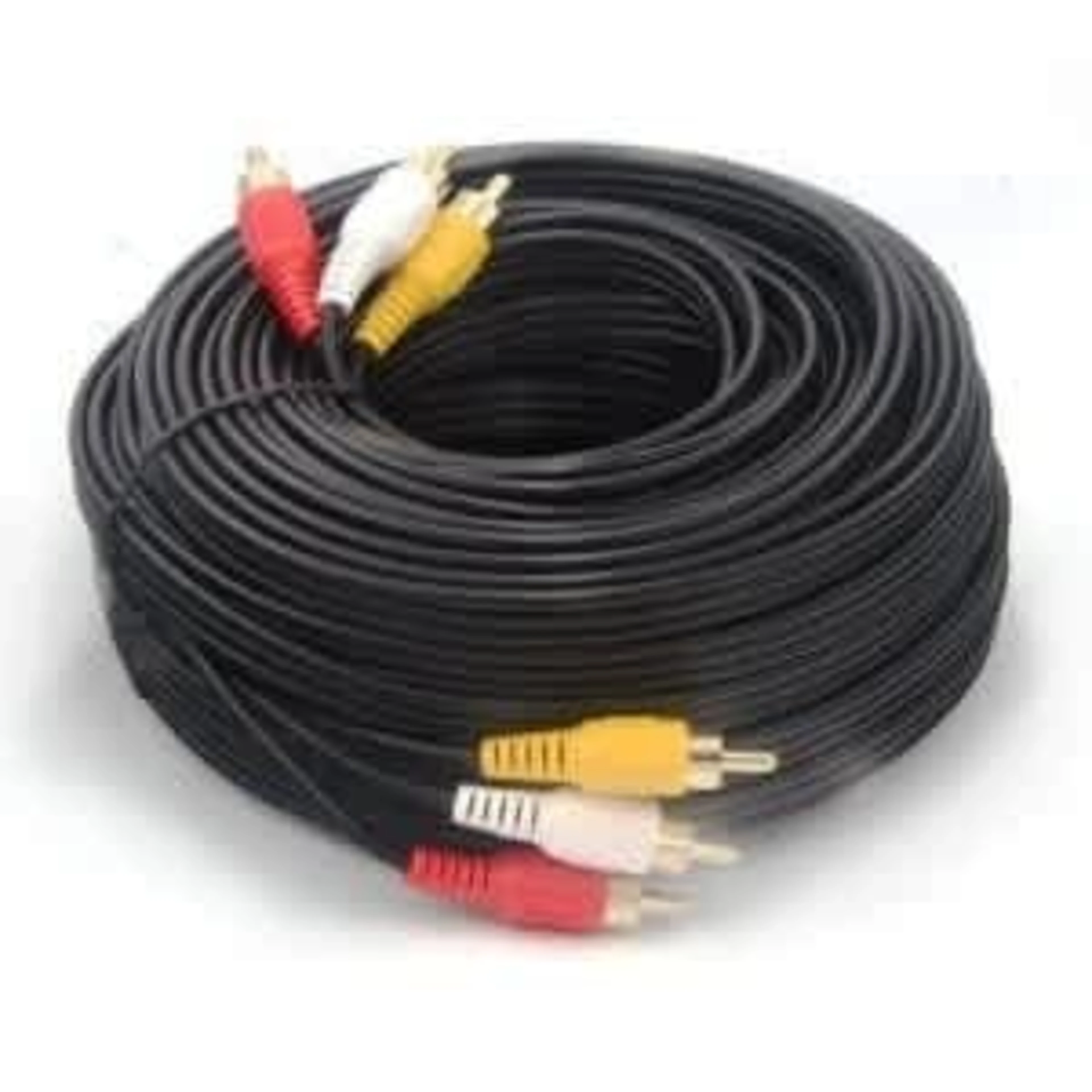 Rca/av Cable Audio Cable - 30m/100ft 3 Rca To Rca Ma...