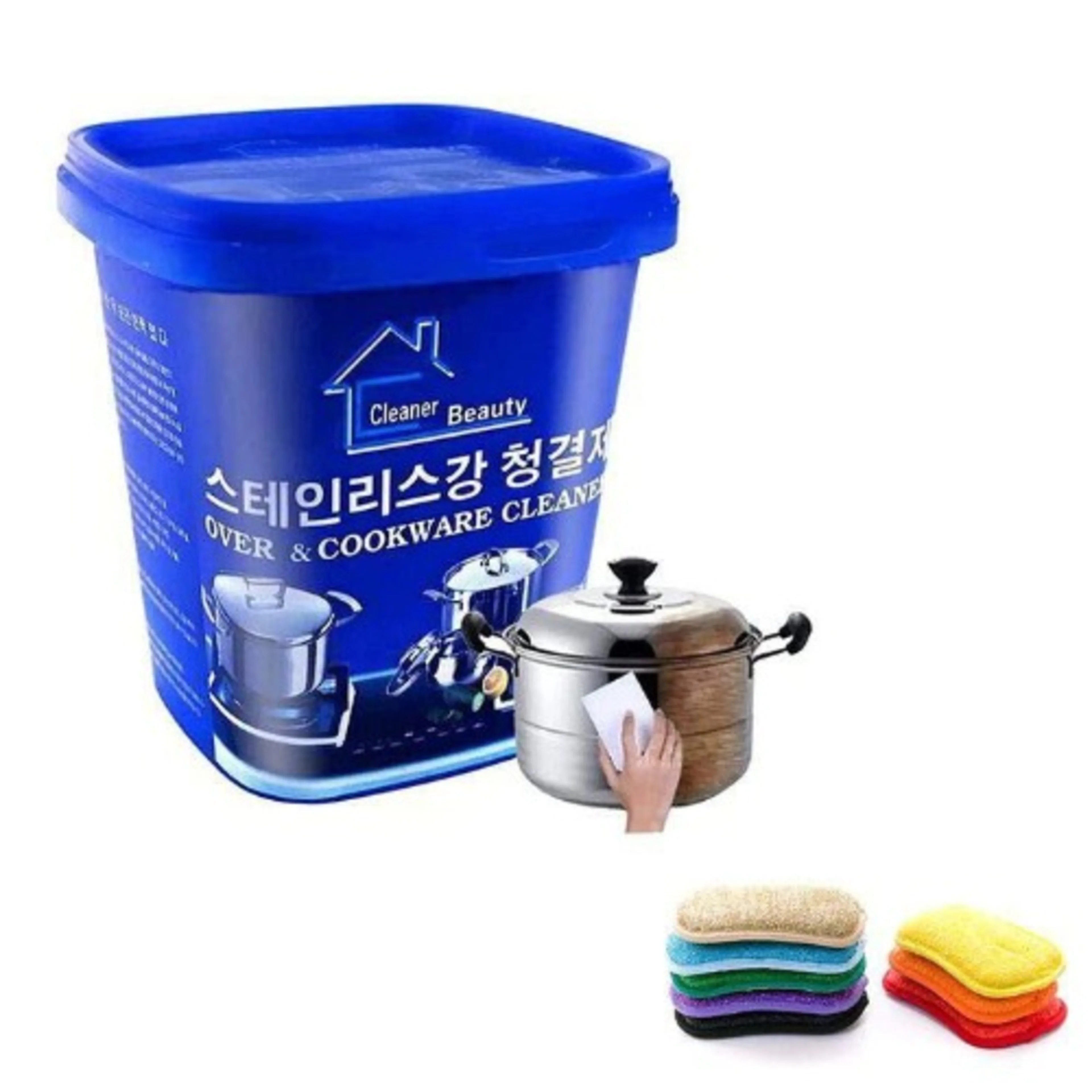 Stainless Steel Kitchen Cleaning Paste For Pots & Ov...