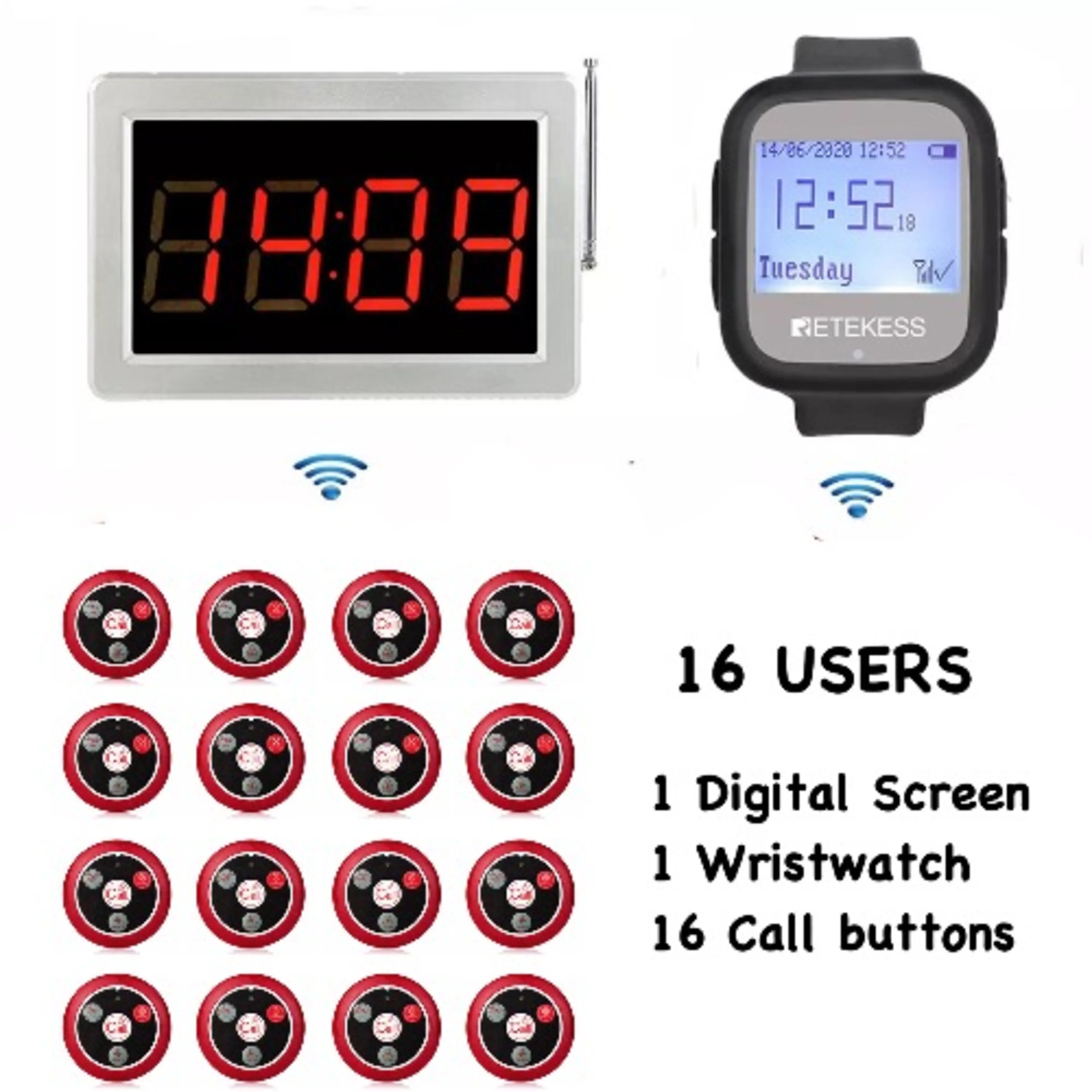 Hotel Restaurant/bar Waiter & Customer Wireless Serv...