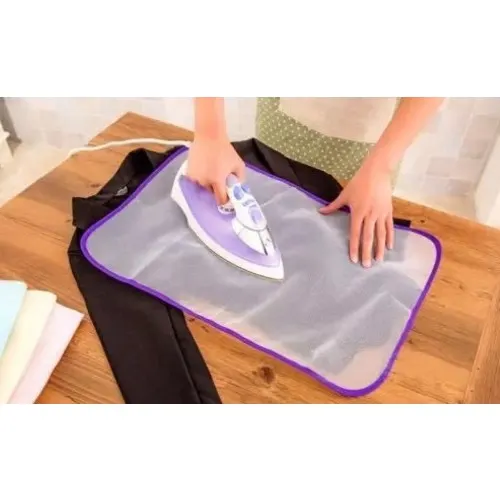 Protective Ironing Scorch Mesh Cloth - White