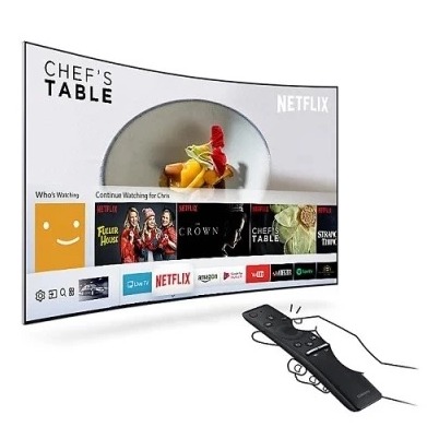 Polystar 55" Inch Curved Smart 4K UHD TV